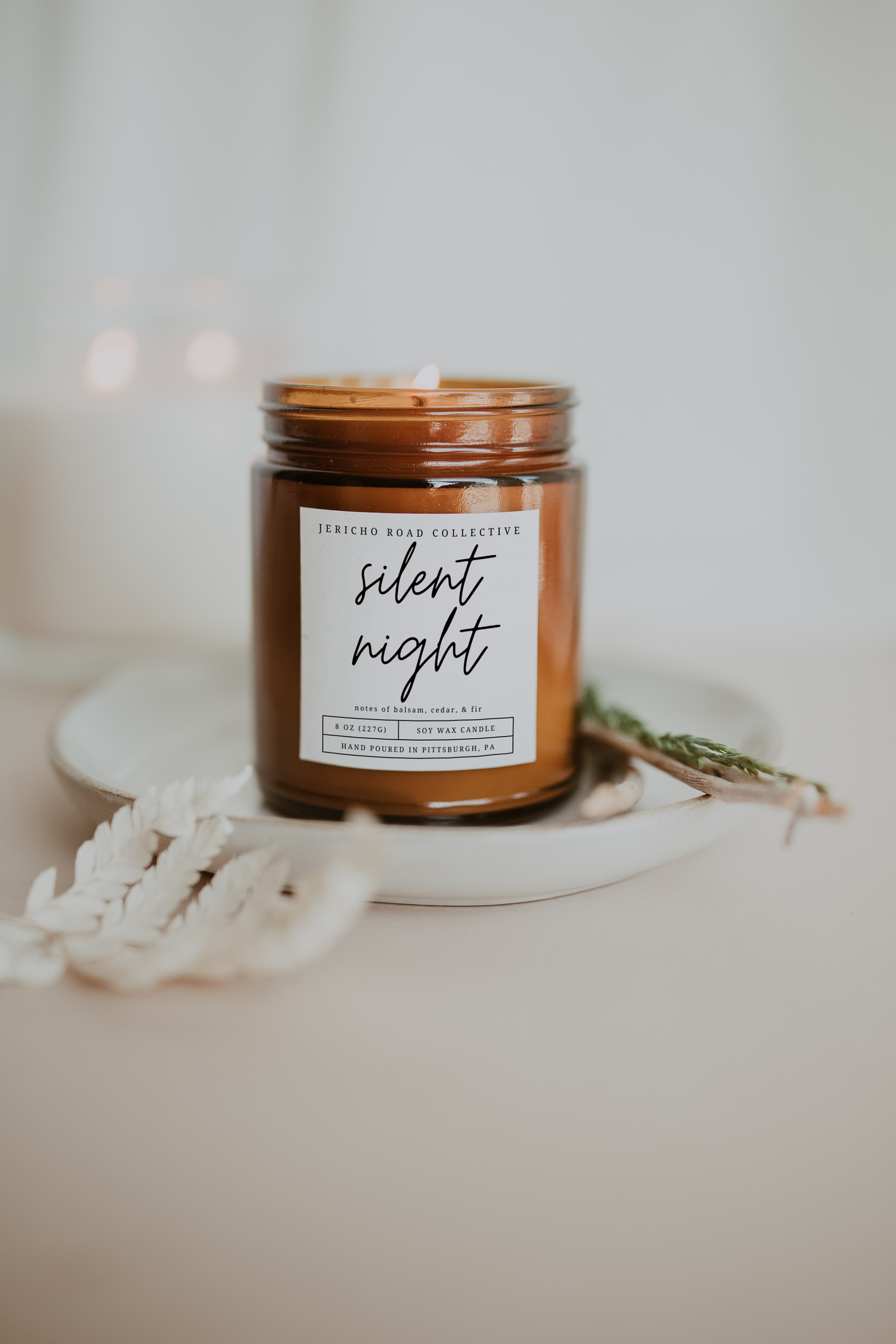 Silent Night Soy Wax Candle