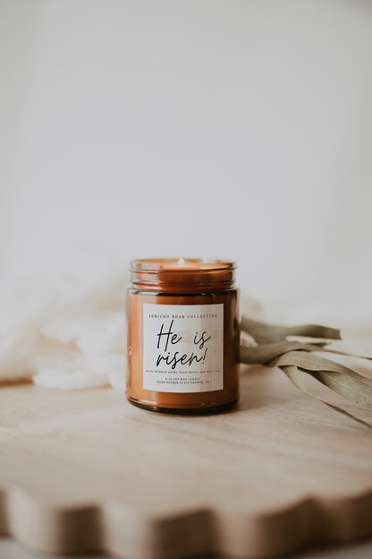 He is Risen!  Soy Wax Candle