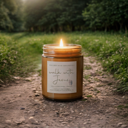 Walk With Jesus Soy Wax Candle