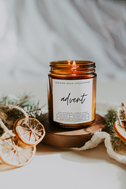 Advent Soy Wax Candle